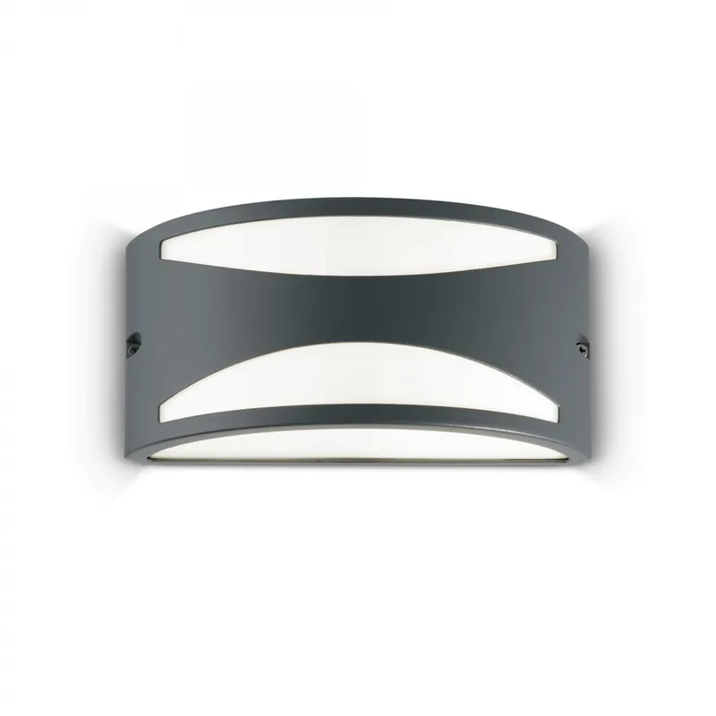 Kedvezményes ár Ideal Lux 092447 kültéri fali lámpa Rex 1x60W E27 IP44 - antracit