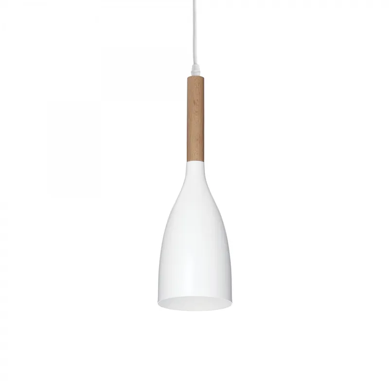 Csak ma Ideal Lux 110745 mennyezeti függőlámpa Manhattan Bianco 1x40W E14 - fehér