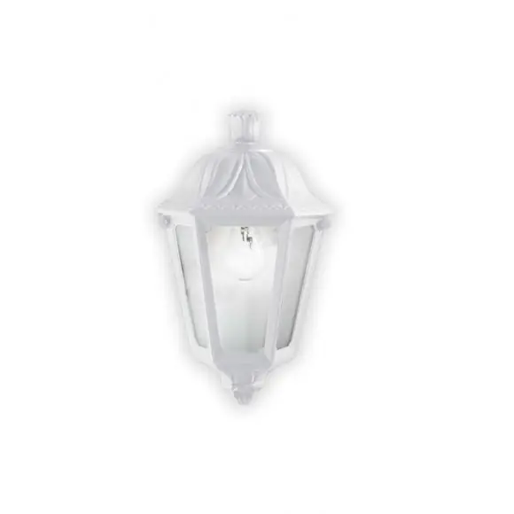 Ideal Lux 120430 kültéri fali lámpa Anna Small Bianco 1x60W E27 IP44 - fehér Szezonális akció