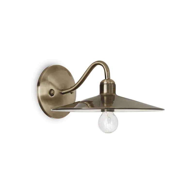 Ideal Lux 112626 fali lámpa Cantina Brunito 1x40W E14 - bronzszínű Alacsony ár