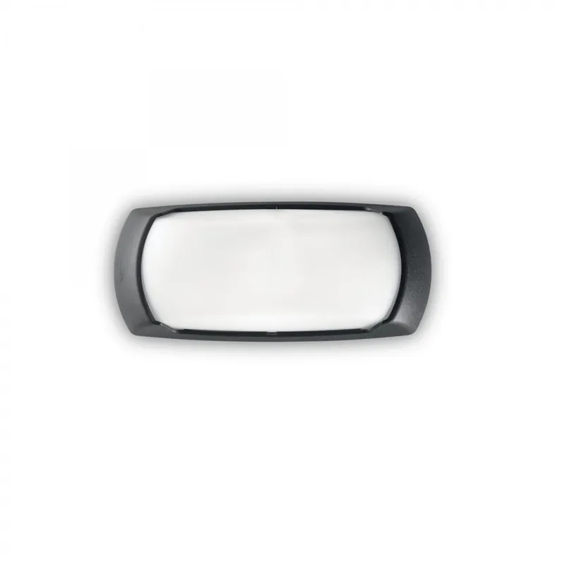 Gyors kiszállítás Ideal Lux 123783 kültéri fali lámpa Francy 1x23W E27 IP66 - fekete