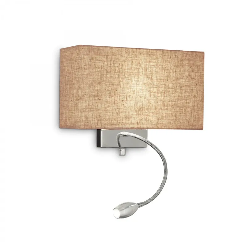 Azonnal elérhető Ideal Lux 103204 LED fali lámpa irányított lámpával Hotel Kronplatz 1x60W E27