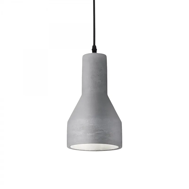 Outlet Ideal Lux 110417 mennyezeti függőlámpa Oil 1x60W E27 - betonszínű