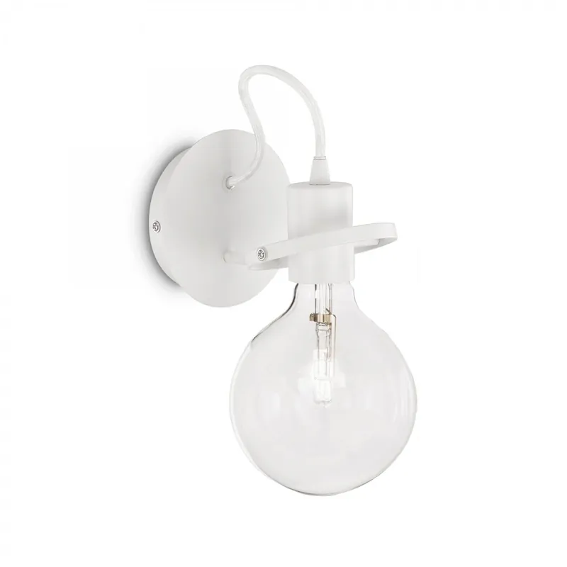 Azonnal elérhető Ideal Lux 119465 fali lámpa Radio Bianco 1x60W E27 - fehér