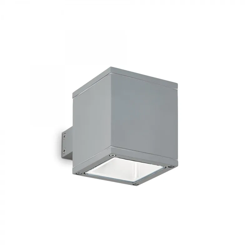 Ideal Lux 118666 kültéri fali lámpa Snif Square Grigio 1x40W G9 IP44 - szürke Szezonális akció