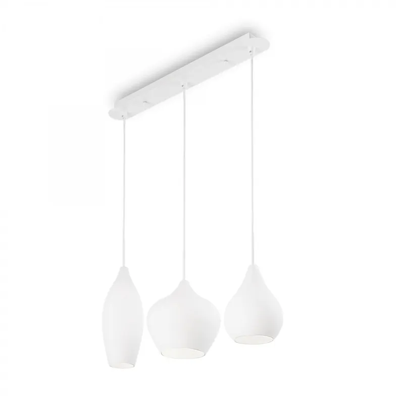 Ideal Lux 111858 mennyezeti függőlámpa Bianco 3x40W E14 - fehér Népszerű