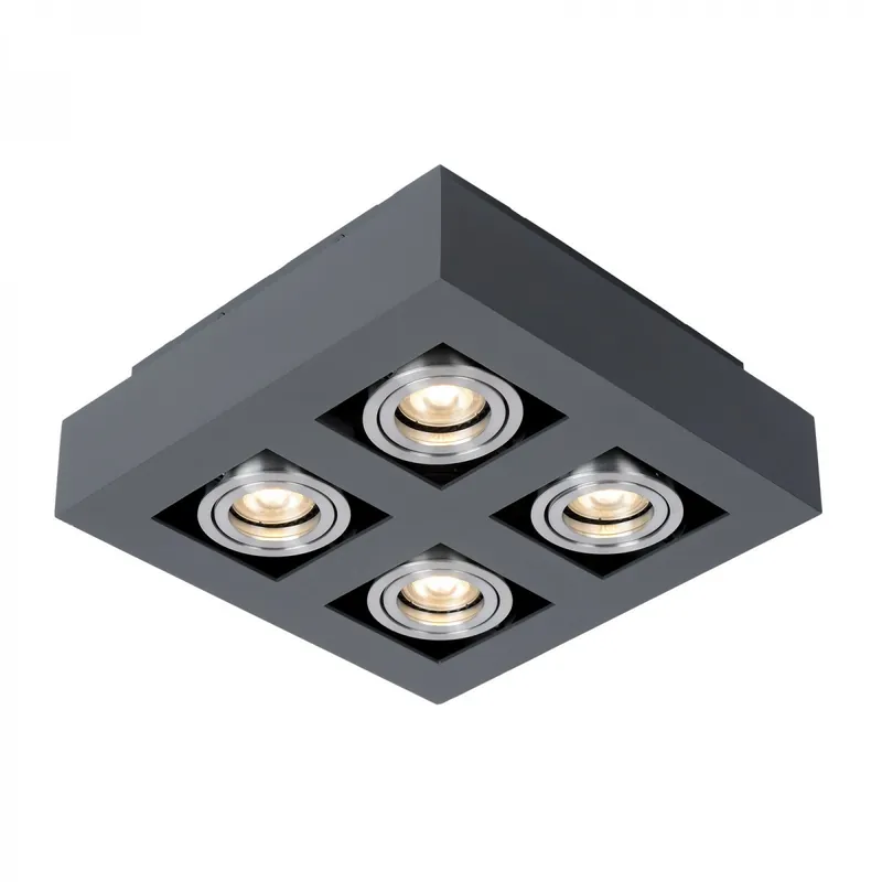 Italux IT8002S4-BK/AL Casemiro 50W GU10 Legnépszerűbb