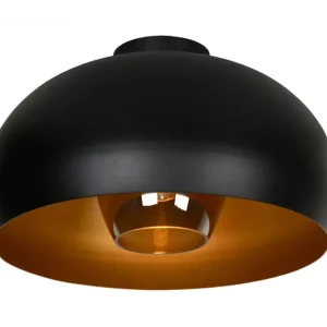Lucide 30186/38/30 SHARAN mennyezetre szerelhető lámpa D380mm 1xE27 - fekete, füstüveg Akció