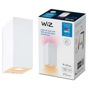Wiz Colors 8719514554597 fali lámpa 2xGU10 2x5W 345lm 2200-6500K RGB - fehér Expressz kézbesítés