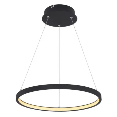 Vedd meg online Globo 67192-19B LED mennyezeti függőlámpa Ralph 1x19W 900lm 3000K - fekete, opál