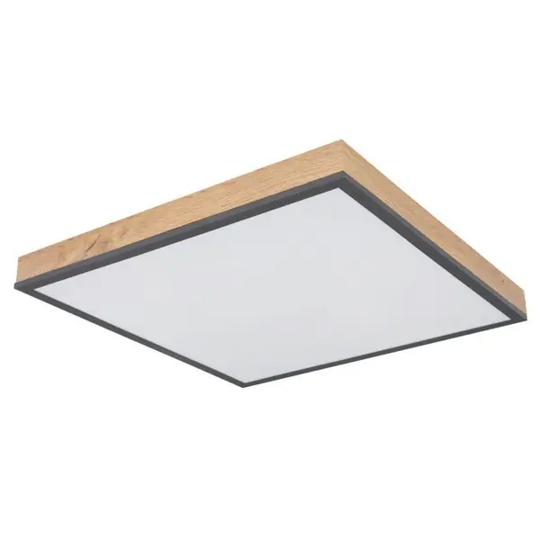 Legkelendőbb Globo 416080WD2 LED mennyezeti lámpa Doro 1x24W 1500lm 3000K - barna, fekete, opál