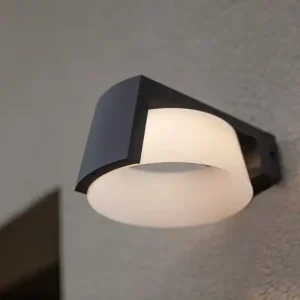 Exkluzív ajánlat Lutec 5206001118 kültéri fali lámpa Moon 1x11,1W 1000lm 3000K/4000K IP44 - fekete