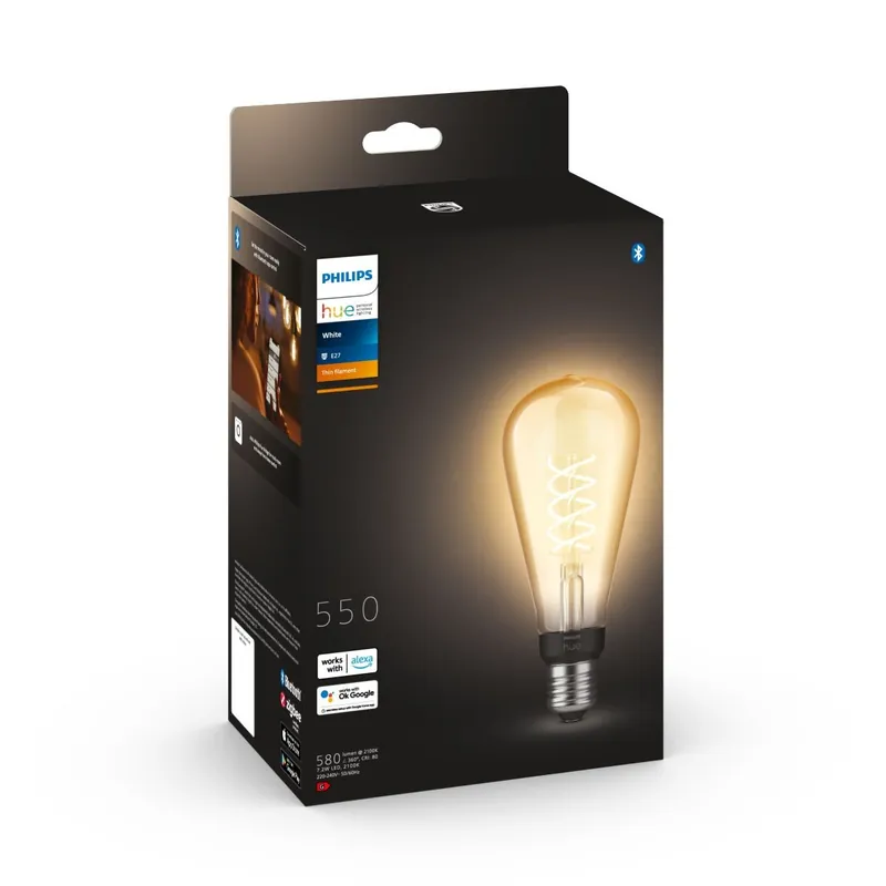 Expressz szállítás Philips 8719514343061 LED intelligens izzó 7W E27 550 lm 2100K