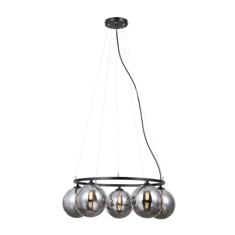 Rendeld meg most Italux PND-1098-5R-BK mennyezeti függőlámpa Molite G9