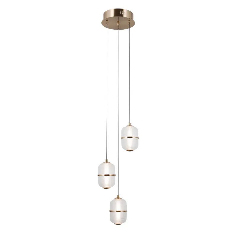 Italux PND-34375-3-HBR LED mennyezeti függőlámpa Alani 15W LED 1170lm 3000K Biztonságos fizetés