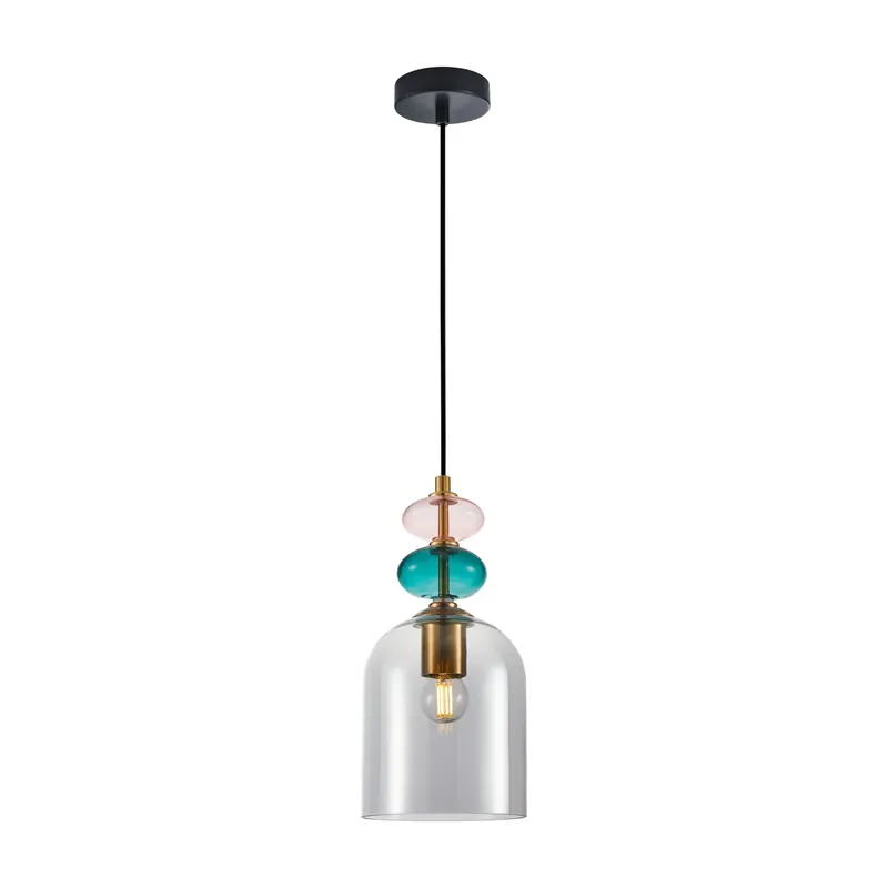 Olcsóbb Italux PND-30263-1B-BRO-SG mennyezeti függőlámpa Busco E27